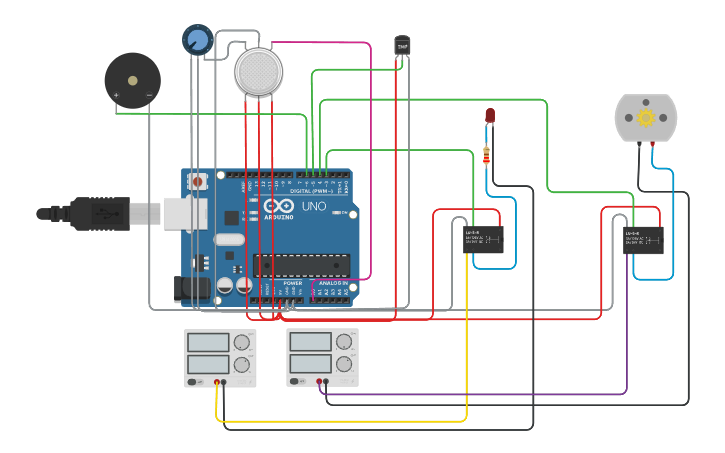 Circuit design Implementación de un Sistema de Alarma de Incendios con ...