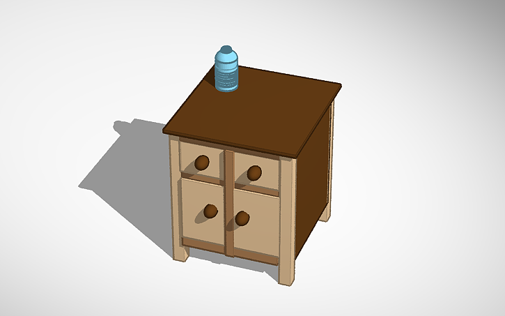 3D design Storage cabinet. - Tinkercad