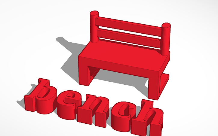 3D design bench - Tinkercad