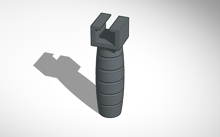 3D design Gun Grip - Tinkercad