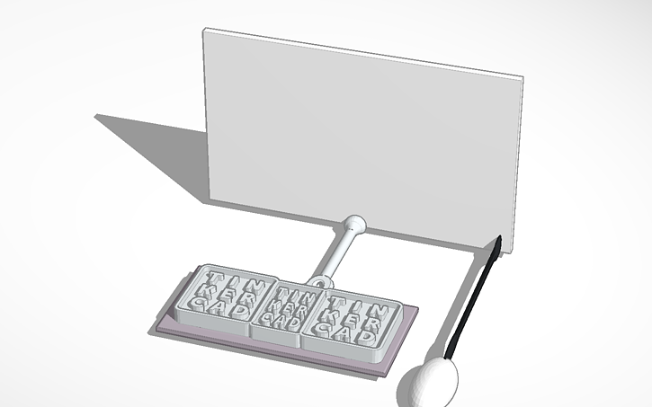 3D design computer - Tinkercad