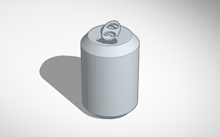 3D design Basic can - Tinkercad
