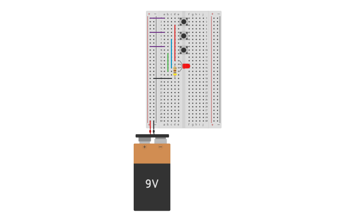 Circuit design led rgb - Tinkercad