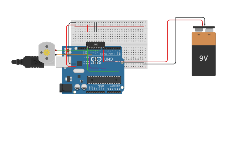 Circuit design speed control - Tinkercad