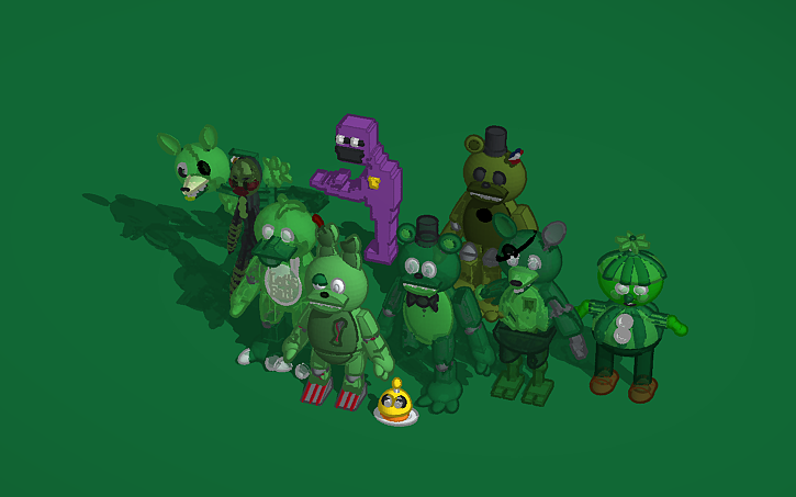 3D design Fnaf 3 - Tinkercad