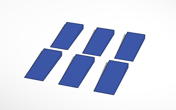 3D design Wedges - Tinkercad