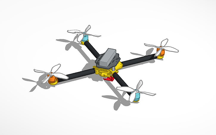 3D design Sample Drone - Tinkercad