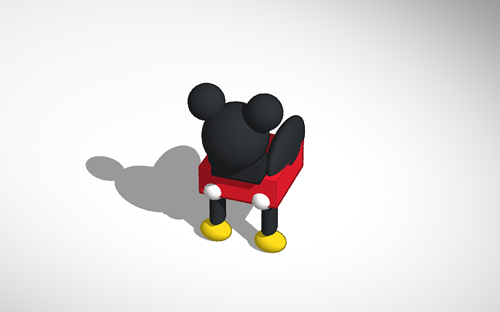 3D design Faceless Minnie Mouse! - Tinkercad