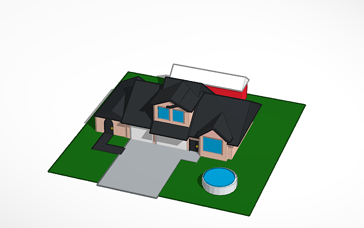 3D design House. Just House. - Tinkercad