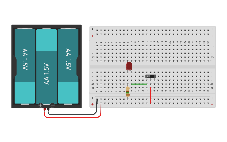 Circuit design Circuito 5 - Tinkercad