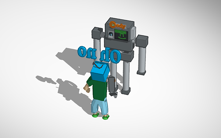 3D design Cody bot - Tinkercad