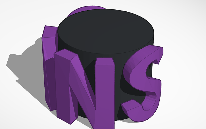 3D design Sans Sphere(Purple) - Tinkercad