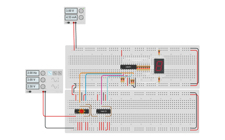 Circuit design num 4 - Tinkercad