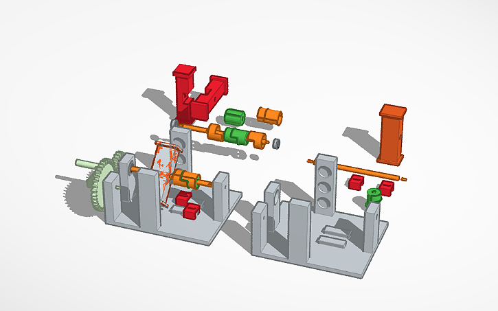 3D design motor DC 2 - Tinkercad