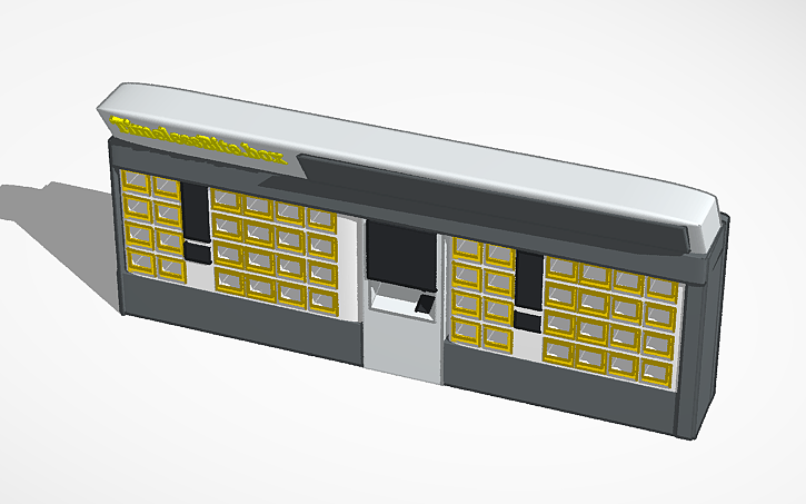 3D design SMART LOCKER CATERING - Tinkercad