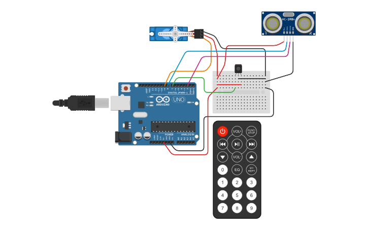 Circuit design Εργασία Π12.4 - Tinkercad
