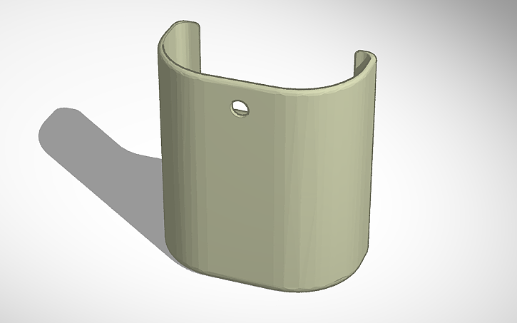 3D design Roku remote holder - Tinkercad