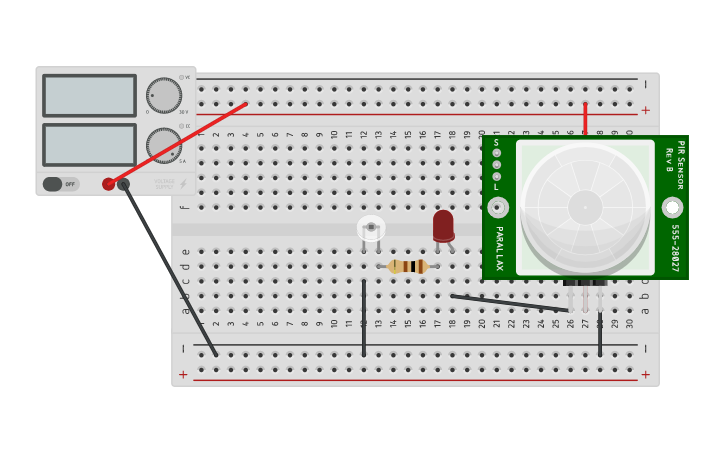 Circuit design Capstone Proj. Sensor - Tinkercad
