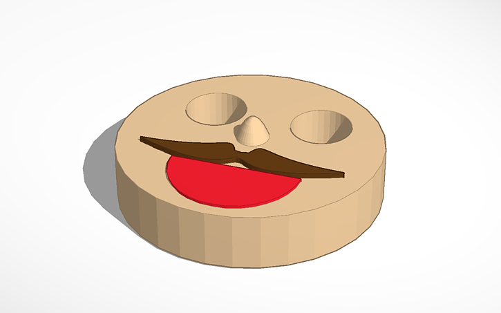 3D design Human Face - Tinkercad