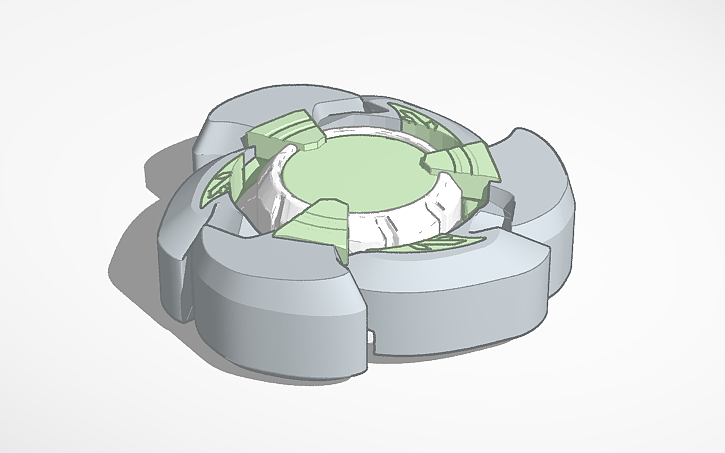Beyblade Unity Project 3D design UX Beyblade - Tinkercad