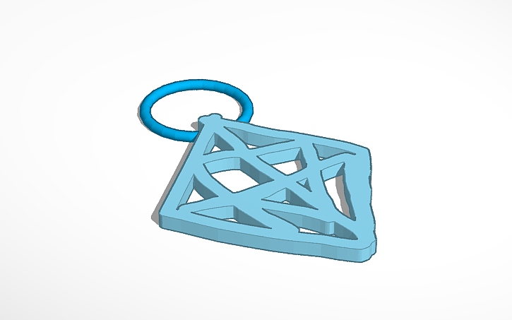 Cad Keychain Design 3D design Keychain - Tinkercad