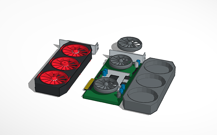 Gpu Design Diy 3D design GPU_Carlos_Navarro - Tinkercad