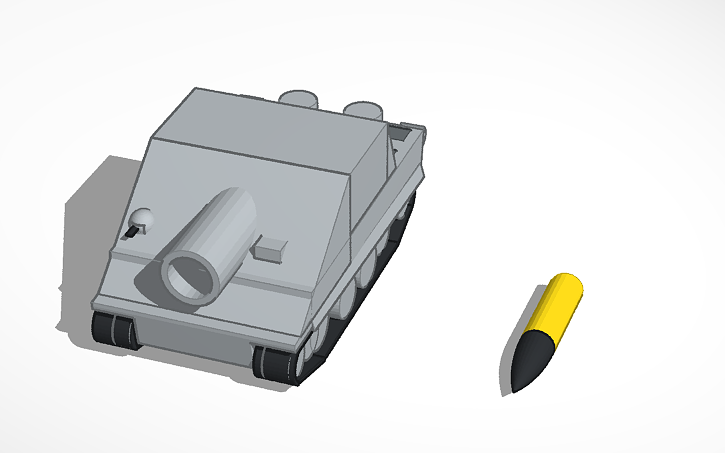 3D design Sturm Tiger - Tinkercad