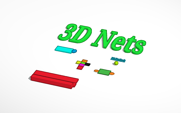 3D design 3D Nets - Tinkercad
