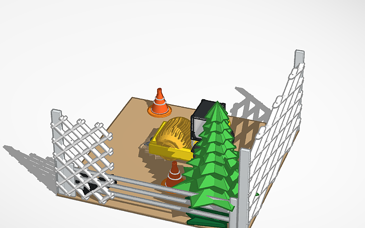 3D design COMPACTOR - Tinkercad