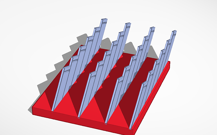 3D design Hot Wheels Rack - Tinkercad