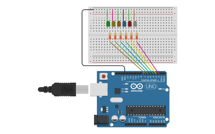 Arduino Models 2d Circuit design Arduino Elías 2D. - Tinkercad