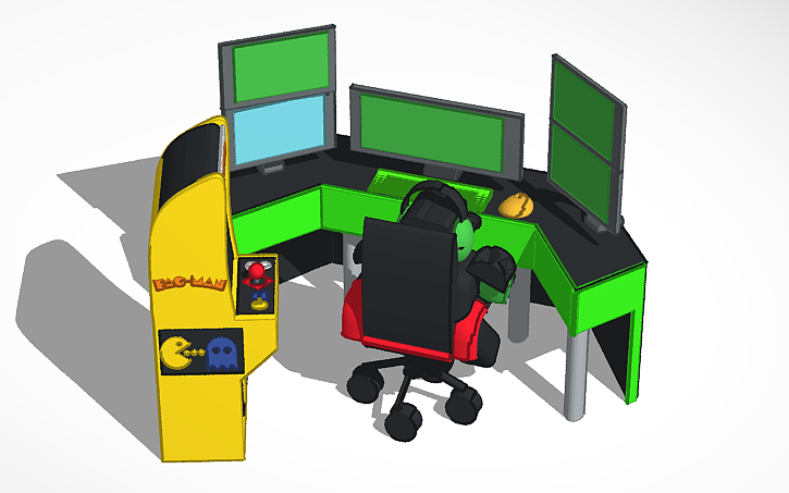 3D design The hacker - Tinkercad