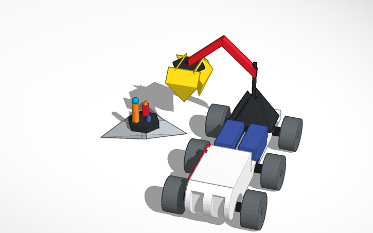 3D design Rover & Pathfinder - Tinkercad