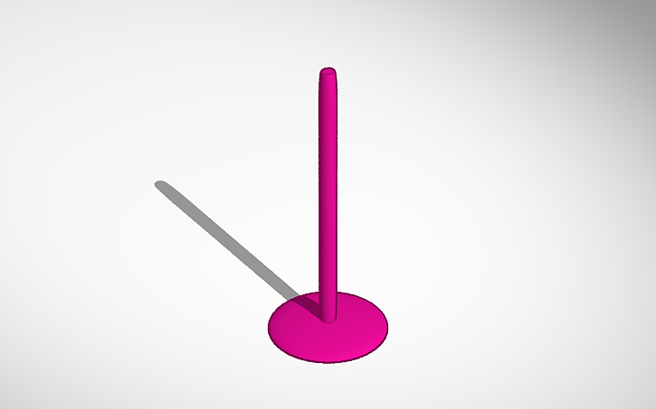 3D design Ribbon Stand - Tinkercad