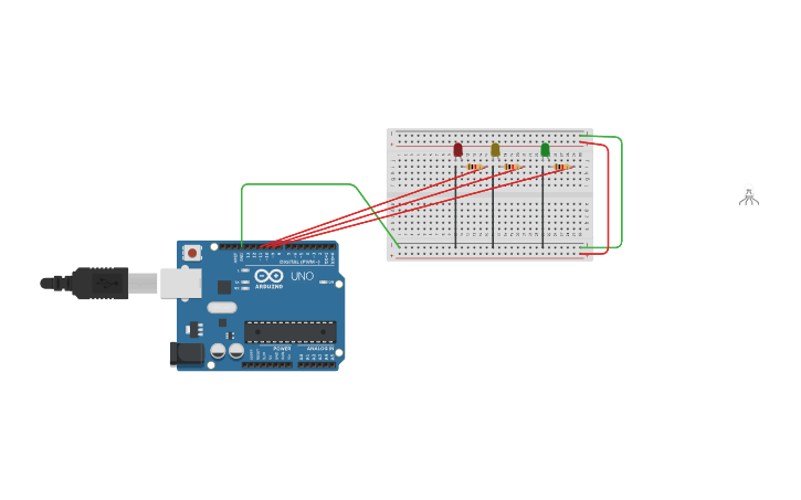 Circuit design Blinking Led with Arduino - Tinkercad