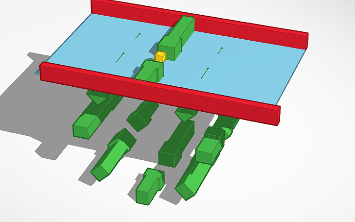 3D design blocky bird game - Tinkercad