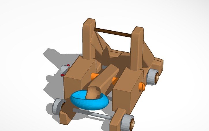 3D design Catapulta Astrid - Tinkercad