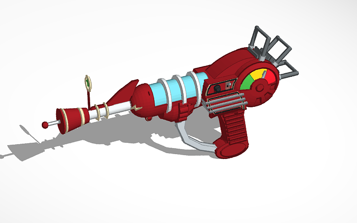 3D design Ray gun - Tinkercad