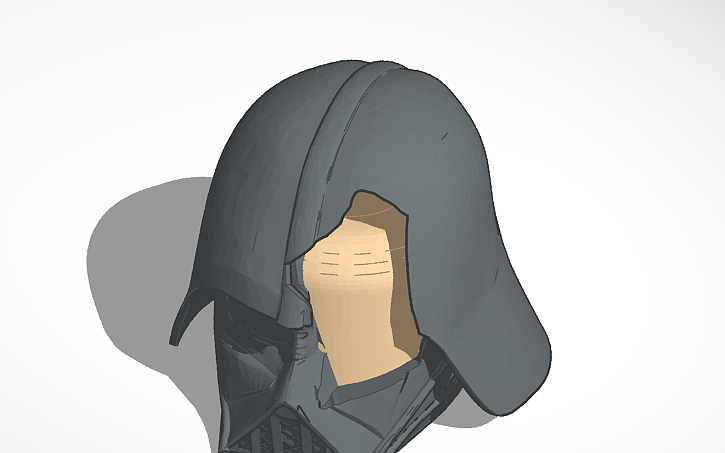 3D design Lego Darth Vader helmet compatiblefinal - Tinkercad