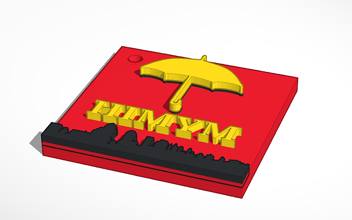 3D design HIMYM - Tinkercad