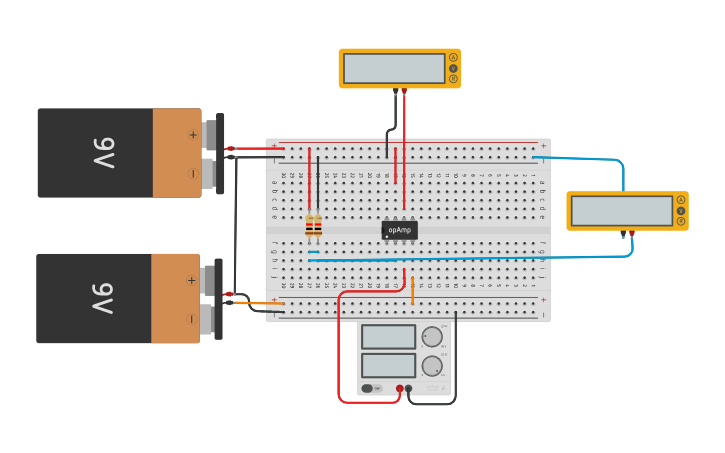 Circuit design COMPARATOR - Tinkercad