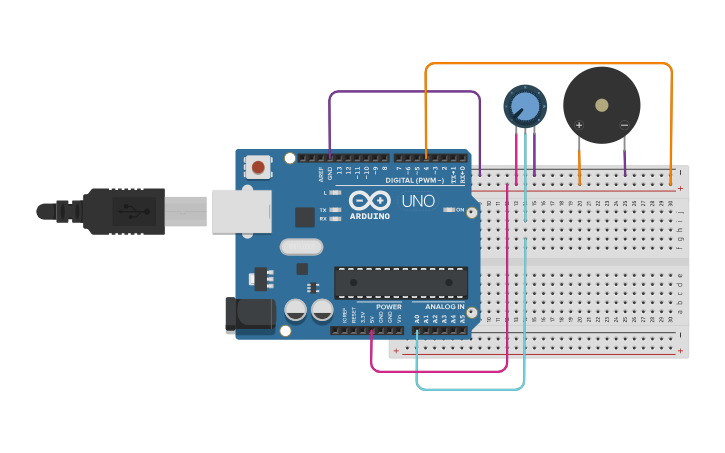 Circuit design Aml Shehta Task 1 - Tinkercad