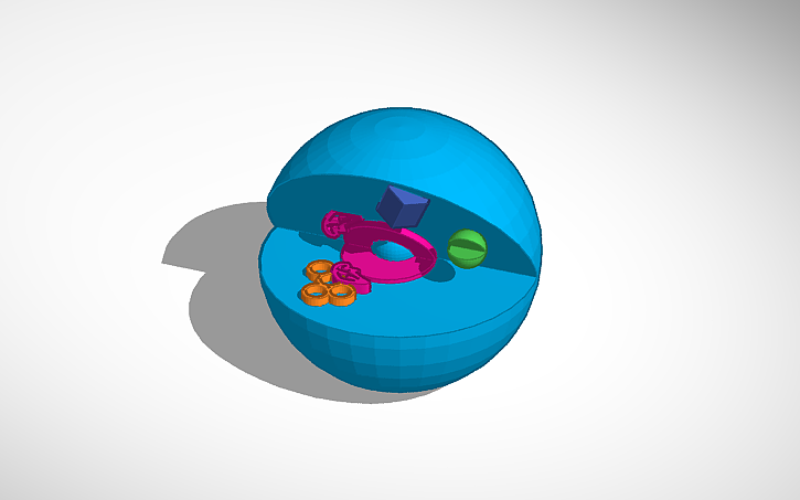 3D design Human Cell - Tinkercad