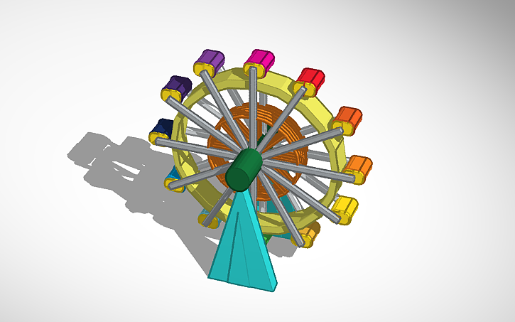 3D design Ferris Wheel - Tinkercad