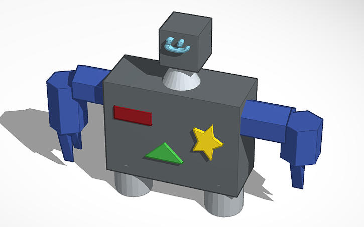 3D design robot - Tinkercad