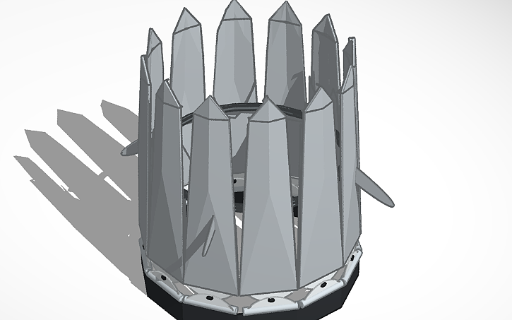 3D design Thrust Vectoring Nozzle - Tinkercad