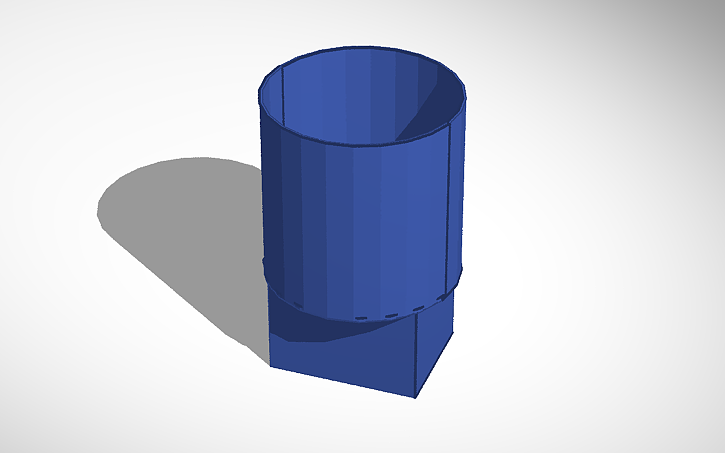 3D design Rain Gutter Adapter - Tinkercad