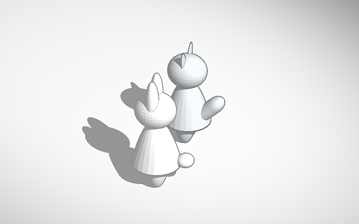 Design Figurew 3D design Mimi's café figures! - Tinkercad
