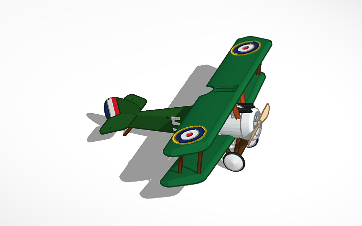 3D design Sopwith F1 Camel - Tinkercad