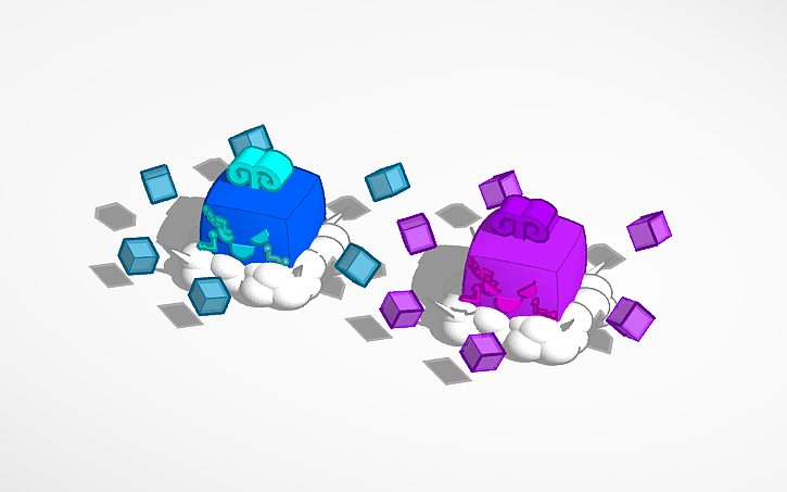 3D design control rework blox fruits - Tinkercad